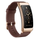 Huawei HUAWEI call bracelet b6 smart sports men's and women's Bluetooth headset two-in-one phone heart rate health monitoring payment mocha brown-fashion style丨gift package