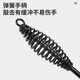 Yanran welding fitter's hammer multi-functional double-headed hammer slag hammer spring welding slag hammer rust hammer pointed hammer rust removal hammer wooden handle welder slag hammer 300g