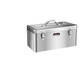 Arrizo stainless steel tool box storage box electrician household storage box car portable metal tool box large size