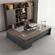 Shuxuan (SHUXUAN) boss desk office desk simple modern executive desk president desk manager desk office furniture office desk and chair combination 1.8 meters boss desk + side cabinet
