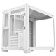 Vision 360MINI Sea View Room Chassis Water-cooled Chassis Highly Compatible with Cooling Mania (M-ATX/Top Support 360 Water Cooling/Graphics Card 410mm) Phantom 360M Supreme Edition Pillar-free Sea View Room White