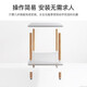 Boundary line coffee table bedside cabinet small side table storage rack sofa side table small table simple tea table double storage tea table