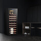 Bacchus Red Wine Cabinet Constant Temperature Wine Cabinet Wine Cabinet Household Large Capacity Wine Thermostatic Cabinet Tea Cabinet Sake Red Wine Whiskey Foreign Wine Air-cooled Hanging Cup Solid Wood Vertical Display Cabinet YH-72 Beech Full Flat Style - Air-cooled Frost-free 51 Bottles