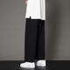 Foss Phil straight pants men's autumn and winter versatile sports loose drape casual pants men's 9066 black L