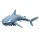 Zhoushu remote control shark toy simulation electric spray water light crocodile whale can enter the water 2.4G children's remote control boat toy simulated blue water spray/light official standard battery life about 30 minutes