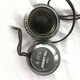 TELUNSHI car audio modified tweeter, car tweeter speaker, silk dome tweeter, aluminum alloy shell with capacitor, universal type, gun color, tweeter head/pair (with capacitor + bracket)