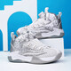 Hongxing Tong Ke Marke gebrochener Code Kobe Gedenkversion Basketballschuhe für Männer Teenager High-Top Air-Kissen nicht rutschernde atmungsaktive AJ Limited Edition 3527 Blau 3527 Blau 35 Größe
