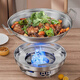 SPADE Really thickened stainless steel large alcohol stove alcohol pot household hot pot dry pot soup pot dry boiler complete set with lid dry pot + stove 26cm