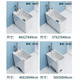 Washing mop pool household bathroom floor basin mop pool narrow and long small balcony mop trough ceramic floor-to-ceiling pool AM28 one-button console with spray gun faucet