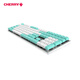 CHERRY Cherry KC200 mechanical keyboard office gaming keyboard computer keyboard mechanical blue and white color matching customized keyboard PBT keycap wired keyboard red axis