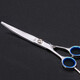 Jipai pet grooming scissors, trimming scissors, curved scissors, straight scissors, dog shearing scissors, Teddy Bichon professional trimmer, pet grooming scissors, double curved, universal 7 inches