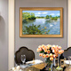 Impressionniste Swan Lake Paysage d'huile peinte à la main peinture de style européen Entrée Entrée Entrée Paint