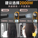 AUX hair dryer high-power hair dryer household silent negative ion high-power non-damaging hair care hair salon dedicated high-wind hair dryer negative ion hair care flagship upgrade second generation 2000 watt blue light hair care + high-power quick drying