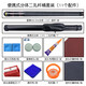 Xingpai billiard cue big head nine cue Chinese style black eight 8 American eight ball 16 color table cue split handmade pole 02A two-hole pole barrel set (11 accessories)