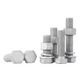 Creaby hot-dip galvanized external hexagonal bolts and nuts set 8.8 grade hot-dip galvanized screws and nuts combination fasteners M18x70 2 sets