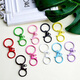 Beautifully made colorful paint candy color 8-figure buckle lobster clasp accessories connecting buckle DIY set key chain accessories pendant birthday 10-pack random color