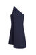 Halston Women's Kalia Dress Stretch-Crepe Navy 16