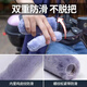 Electric handlebar cover imitation plush electric vehicle motorcycle handlebar cover hand guard anti-slip handlebar cover winter warm anti-slip three-wheel plush handlebar cover universal gray 4 pieces in 1 set one size