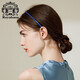 Royal sasa Korean ultra-fine glossy hairband with toothed headband broken hair clip for face washing simple and versatile headwear for women blue BE