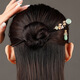 Qumeisi ancient style hairpin wooden hairpin step rocking tassel headdress can be worn Chinese style cheongsam daily simple female Q001