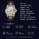 Los diez mejores relojes famosos de Aesop para los relojes mecánicos de tourbillon huecos para hombres relojes impermeables para la muñeca para regalos de cumpleaños de novio 7027g de carcasa blanca de cuero marrón de superficie blanca [movimiento de tourbillon]