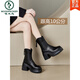 BOOTRAS DE MARTIN DE MARTINO HOBLO HOOTRA PARA MUJER botas de malla delgada de verano pequeños tacones altos botas de sandalia 2025 nuevas botas de malla de tacón grueso en blanco 36