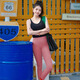 双秀背心式瑜伽服健身吊带女带胸垫高级感2024新款普拉提运动美背外穿 藕粉文胸 S (85-100)