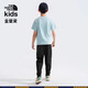 The North Face 24 new autumn and winter children's clothing children's windproof and water-repellent men's and women's sunscreen trousers 89XD 8K2 blue S