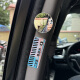 Car rear view mirror second row of car rear seat observation mirror auxiliary mirror rear door small round mirror reflector high definition square observation mirror-1
