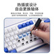 Dareu A98 Professional Edition 98 equipped with wired/wireless/Bluetooth three-mode customized mechanical keyboard Gasket structure Sakura Pink Mengyu HIFI switch