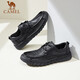 Camel (CAMEL) cow leather light and comfortable business casual men's leather shoes G13S297044 black 41
