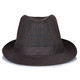 Changyin summer summer hat for middle-aged and elderly men's hat top hat sun hat linen jazz hat spring and autumn linen dark gray medium size 58 cm