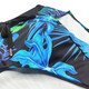 UXH tropical leaf green leaf briefs men's polyester fabric swimming pool ocean beach close-fitting elastic pants comfortable swimming equipment tethered size men's water sports black M