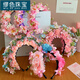 MiU Se (MiU Se) Quanzhou Xunpu hairpin hairpin headband for women, ethnic style Hanfu flower waistband, high-looking artificial flower photo headband, Highlights Night A28-309