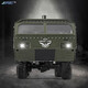 JJRCJJR/C children's military truck heavy-duty six-wheel drive off-road climbing car remote control car adult boy toy car 46cm Dongfeng No. 9 military truck