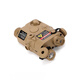 Indicateur laser multi-fonction PEQ15 BATTLE LASER VERT ÉCLAINET LASER VERT BOX TACTIQUE ÉQUIPEMENT DE CHET ÉLECTRIQUE 1 OGL BOX TACTIQUE 689 Configuration de couleur noire comme indiqué