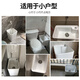 Hengmeng bathroom mini mop pool small size 30x30 household square ceramic mop pool small apartment balcony mop pool 35cm 124 narrow long 50*29 + wall faucet