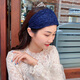 Lai Qi middle-aged and elderly hairpins with wide edges to cover white hair, hairpins for women, toothed anti-slip headbands, versatile lace to cover broken hair, style 22 coffee color