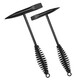 Yanran welding fitter's hammer multi-functional double-headed hammer slag hammer spring welding slag hammer rust hammer pointed hammer rust removal hammer wooden handle welder slag hammer 300g