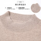 DVW cardigan men's 100 pure wool luxury high-end brand winter thickened solid color half-turtleneck sweater base layer light gray 100% pure wool M 170 reference weight 120-135Jin Jin equals 0.5 kg