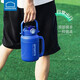LOCK&LOCK small reservoir small ice bucket thermal insulation kettle outdoor travel large-capacity thermal kettle military training water cup blue - 1350ml