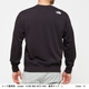 北面（The North Face） 日本 HEATHER LOGO CREW 经典圆领卫衣 NT12143 【代购】黑-K S