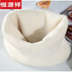 Hengyuanxiang (HYX) cashmere autumn and winter scarf for men and women neck collars for cervical spine thickened warm wool thread fake collar knitted neck scarf pullover smoke gray [neck cover]