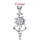 GsunG platinum pendant men's PT950 rotating anchor rudder necklace pendant atmospheric platinum men's pendant fashion price by gram contact before bidding