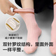 Children's socks made in Tokyo, autumn and winter girls' socks 5A antibacterial double-needle ribbed floor socks mid-tube socks 22-24CM