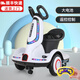 Yuyue Starry Sky Children's Electric Car Rotation Drift Balance Car 1-3-6 Years Old Baby Can Sit on Dual Drive with Music and Rotary Car White Dual Drive + Large Battery + Remote Control + Music and Lighting