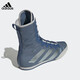 Adidas BOX HOG 3/4 Generation Men's Boxing Shoes Professional Fighting Training Shoes New Year's Day Gift White Gray GZ6118 Standard 44_US10