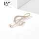 Jay brooch high-end female corsage pin jewelry as a birthday gift for mother-in-law and elders