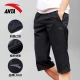 Anta Sports Pants Men's Cropped Pants 2022 Summer Thin Woven Breathable Shorts Middle Pants Running Fitness Basketball Casual Pants Ice Silk Beach Pants Sportswear Men's Wear-2Basic Black L/175