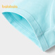 Balabala boys' boxer briefs children's boxer shorts children's elastic skin-friendly non-clamping PP four-pack green tone 00444- 4 pairs 130